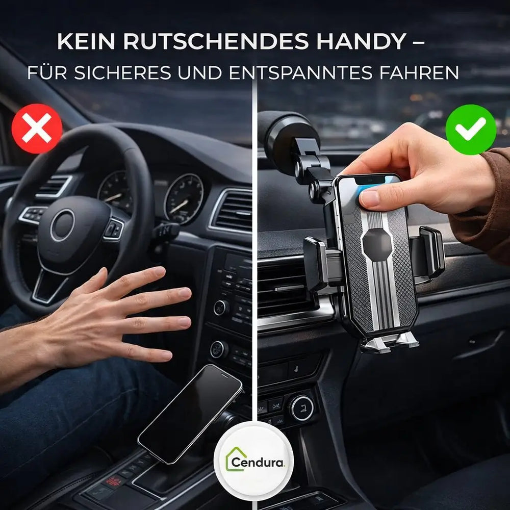 Suction Car Phone Holder | 360° Rotatable Mount for Dashboard and Windscreen