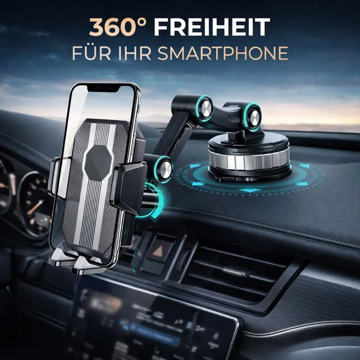 Suction Car Phone Holder | 360° Rotatable Mount for Dashboard and Windscreen