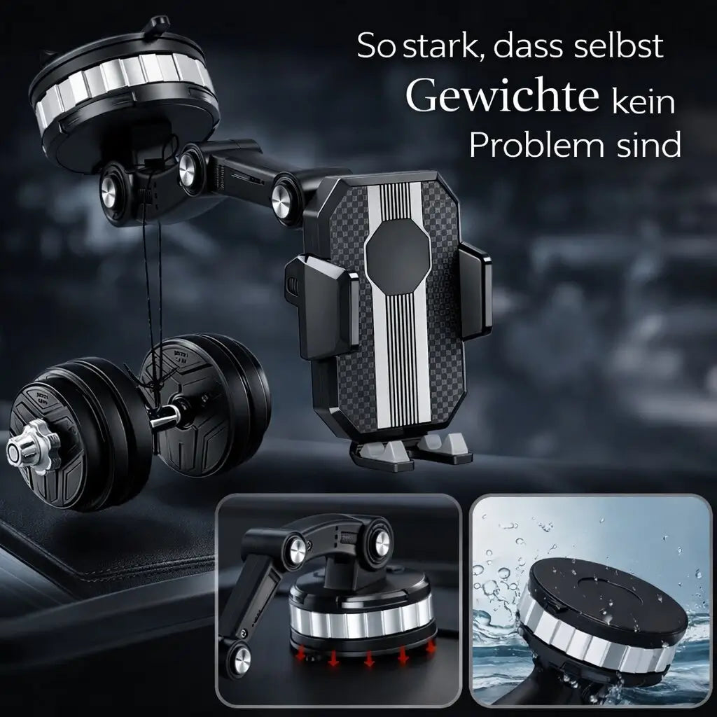 Suction Car Phone Holder | 360° Rotatable Mount for Dashboard and Windscreen
