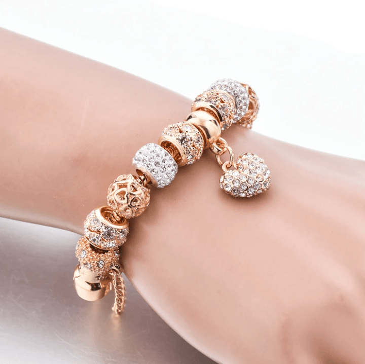 Heart Charm Bracelet