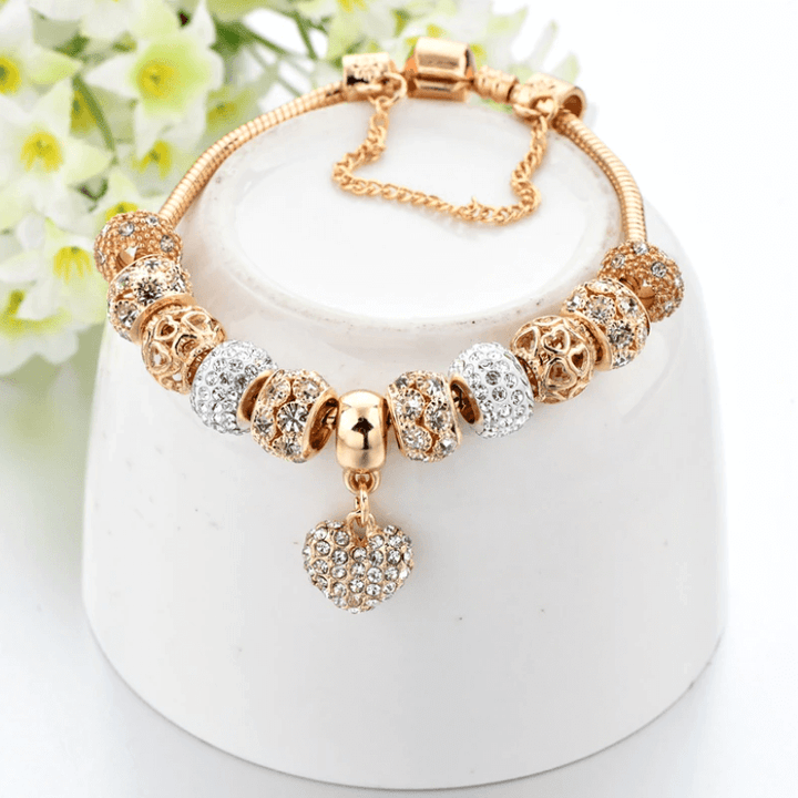 Heart Charm Bracelet