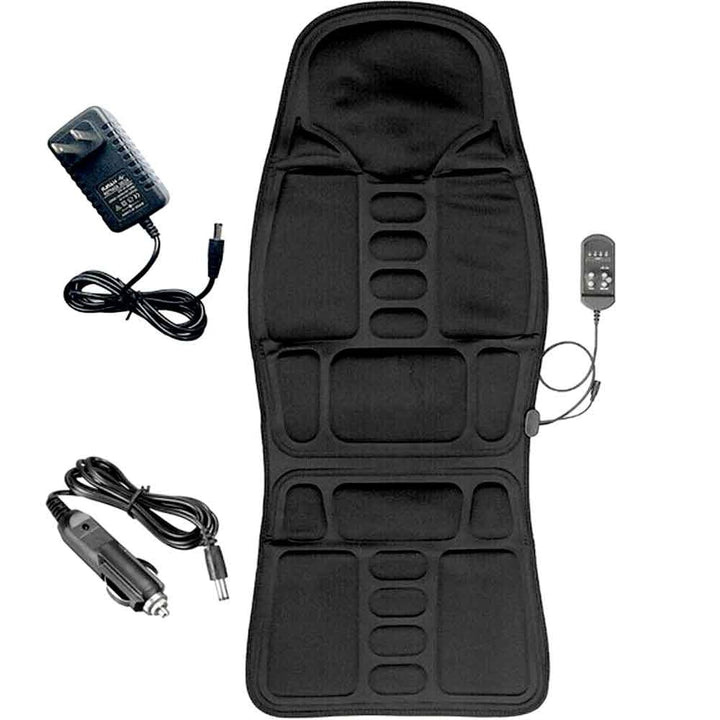 Heated Massage Seat Cushion for Desk Chair and Car with Shiatsu Vibration and Remote Control