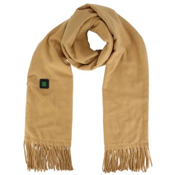 Heated Fleece Scarf and Neck Wrap with USB Power and Three Temperature Settings