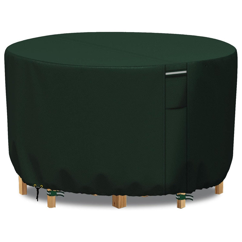 Sturdy Cover for Round Patio Furniture with Vent