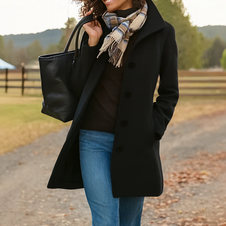 Women's heritage button-front coat