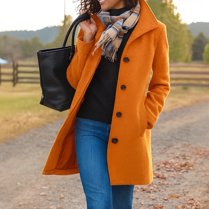 Women's heritage button-front coat