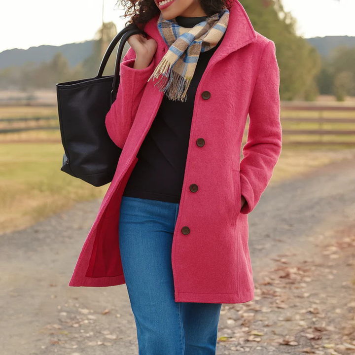 Women's heritage button-front coat