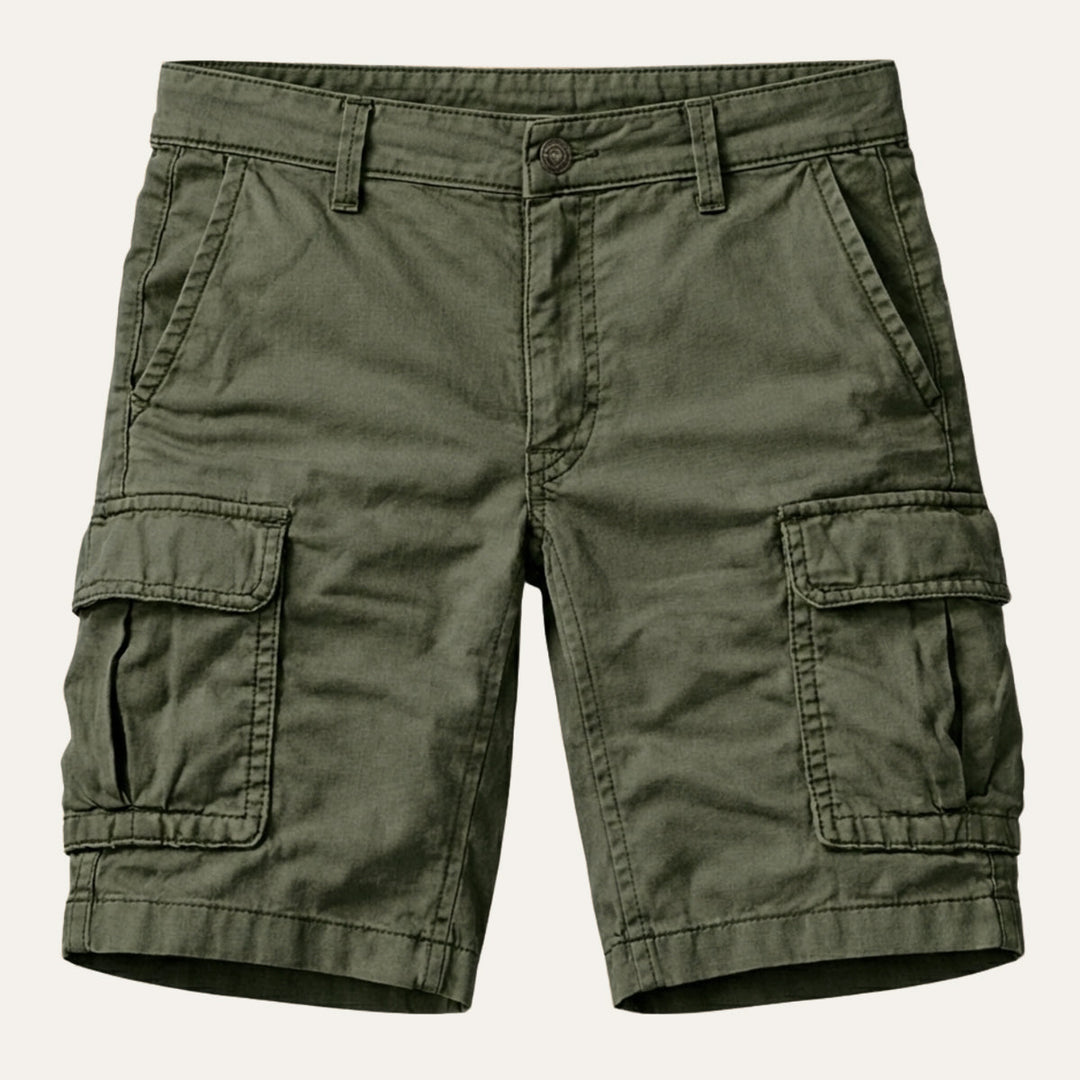 Men's Cargo Shorts with Flap Pockets