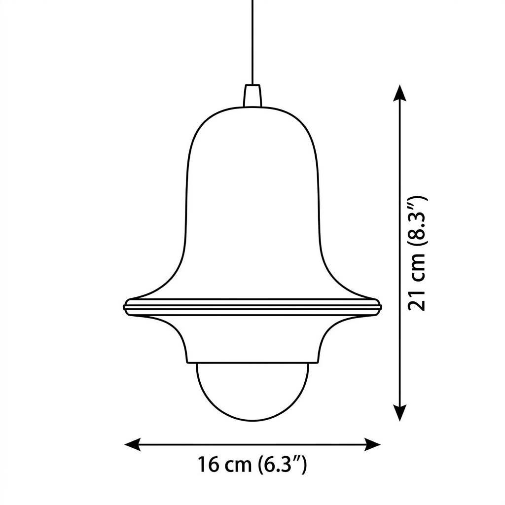 Sten – Contemporary Bauhaus Metal Pendant Light