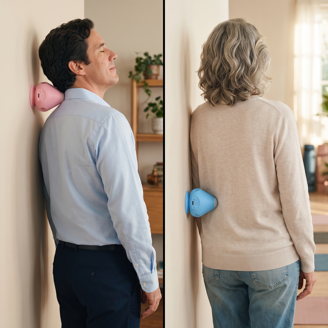 Trigger Point Wall Massager with Heat and Vibration
