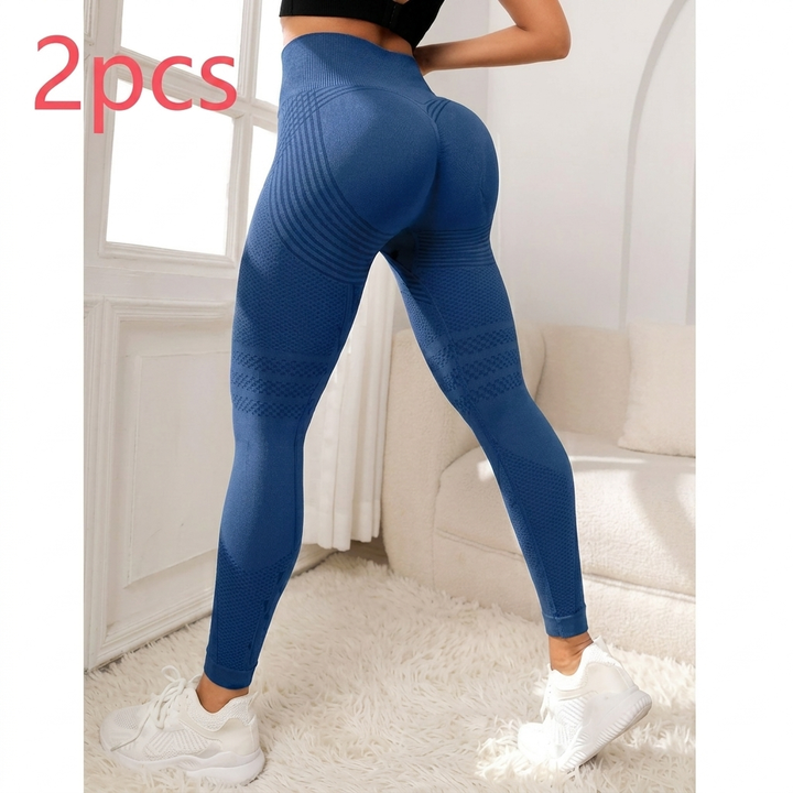 High Waist Hip Lifting Seamless Stretch Leggings