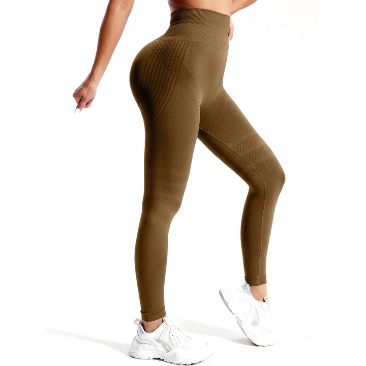 High Waist Hip Lifting Seamless Stretch Leggings