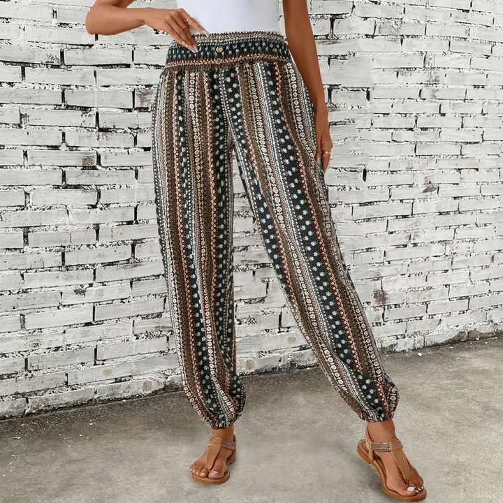 Women's Boho High-Waist Pants