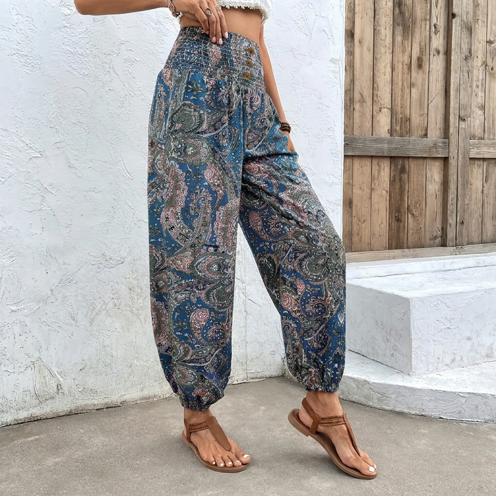 Women's Boho High-Waist Pants