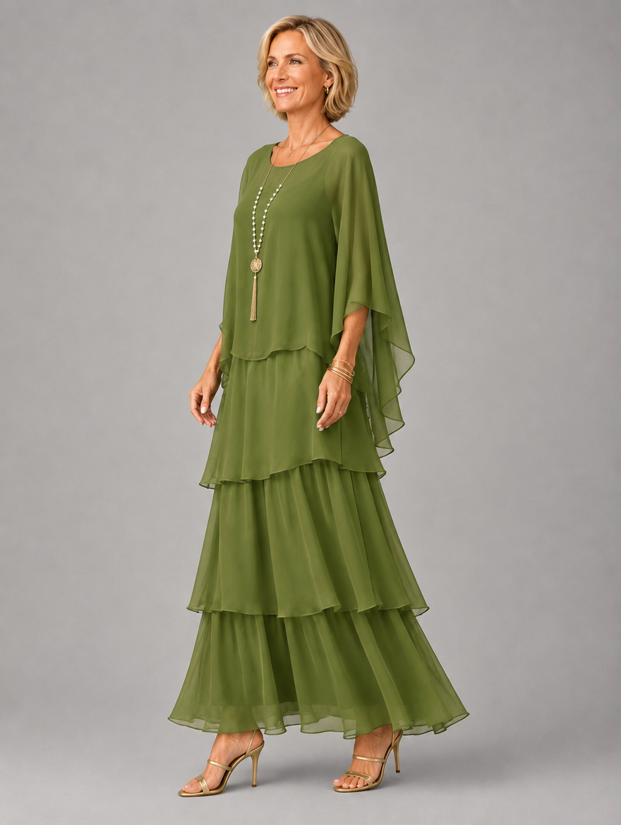Elegant, flowing maxi dress