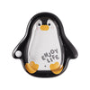 Cute Penguin Shaped Plastic Hot Water Bottle with Transparent Belly Panel