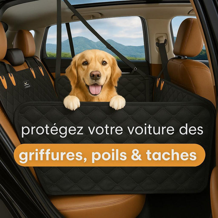 Housse Voiture Pour Chien - Protège Siège zaxx