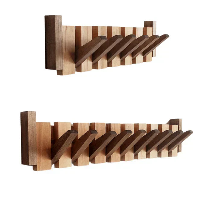 Primo | Piano-Shaped Wooden Coat Rack | Elegant Design | Durable Wood