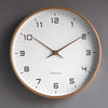 Wooden Wall Clock - Scandinavian Design | Silent Mechanism
