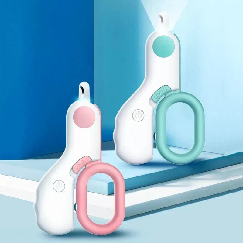 GlowTrim Pet Nail Clippers with LED Light