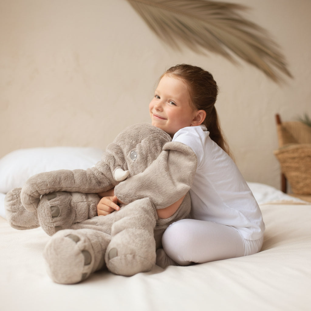 PlushElephant Cushion – Super Soft and Comfortable for Babies and Children