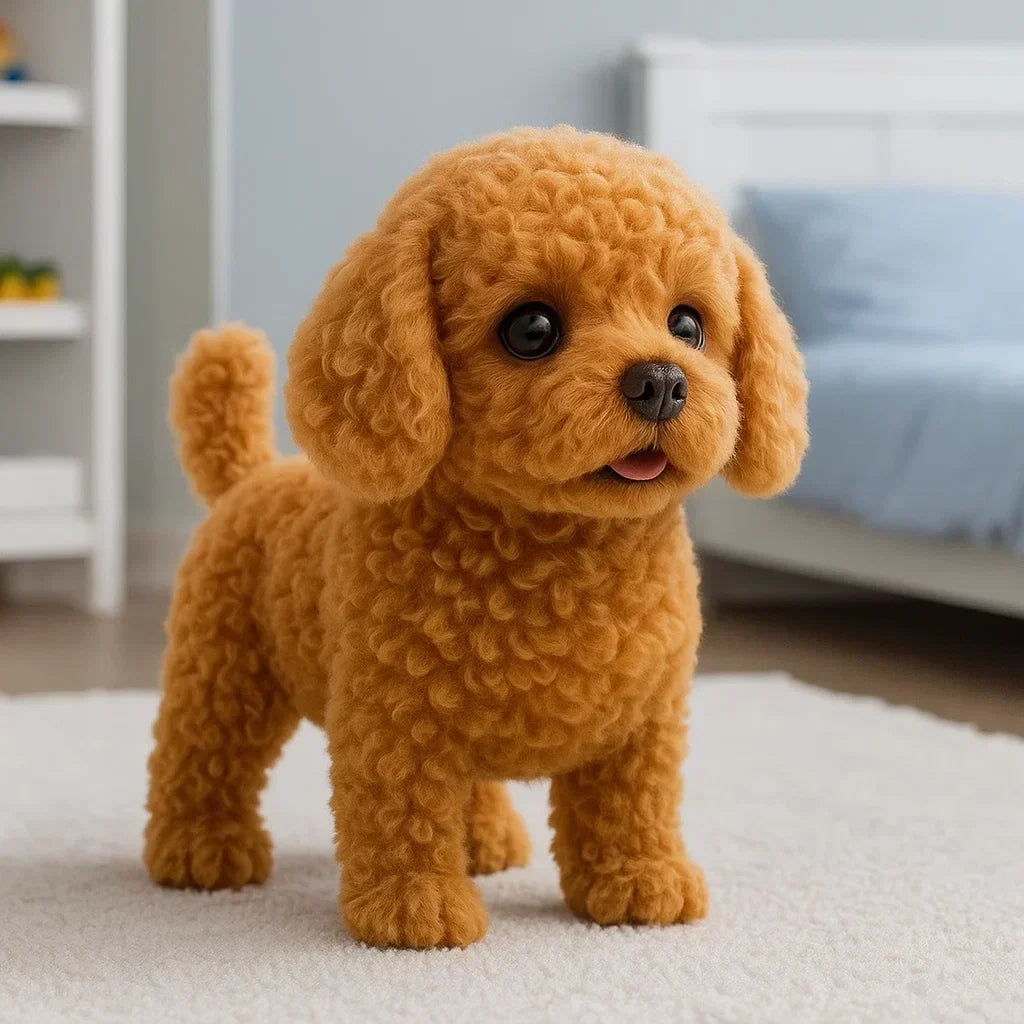 Interactive Plush Robot Dog Toy