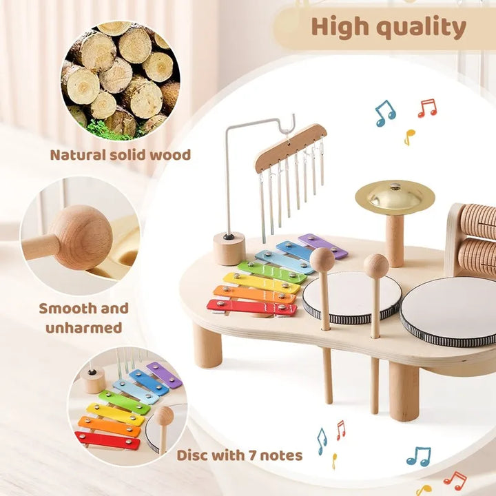 Creative Wooden Music Station – MelodyMaker