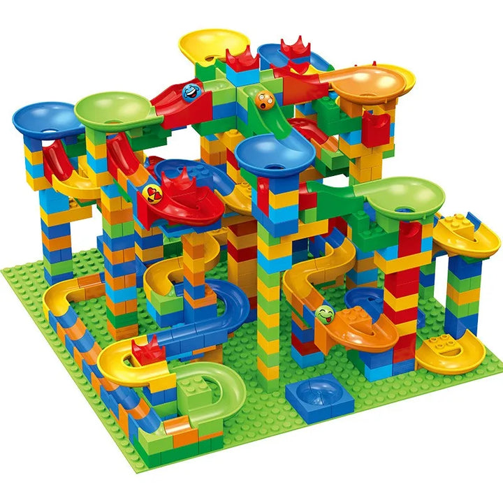 Creative Marble Run Building Set for Children Aged 3 and Up | Compatible Building Blocks