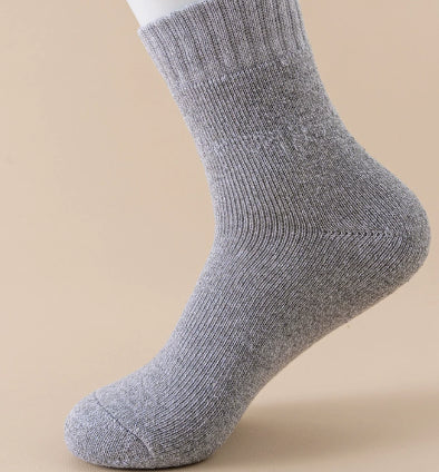 Merino Wool Socks for Men | Thermal Winter | Pack of 3 | Terry Lining & Mid Length