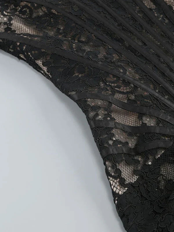 Freya Lace Corset Mini Dress — Where Elegance Meets Allure