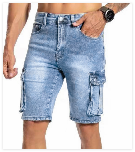 Men's Urban Denim Shorts – Comfortable and Practical