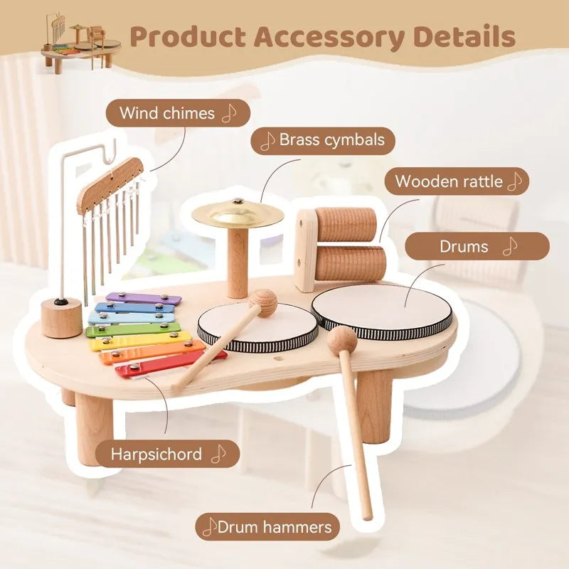 Creative Wooden Music Station – MelodyMaker