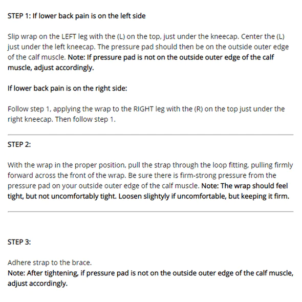 Sciatic Nerve Brace for Sciatica Pain Relief