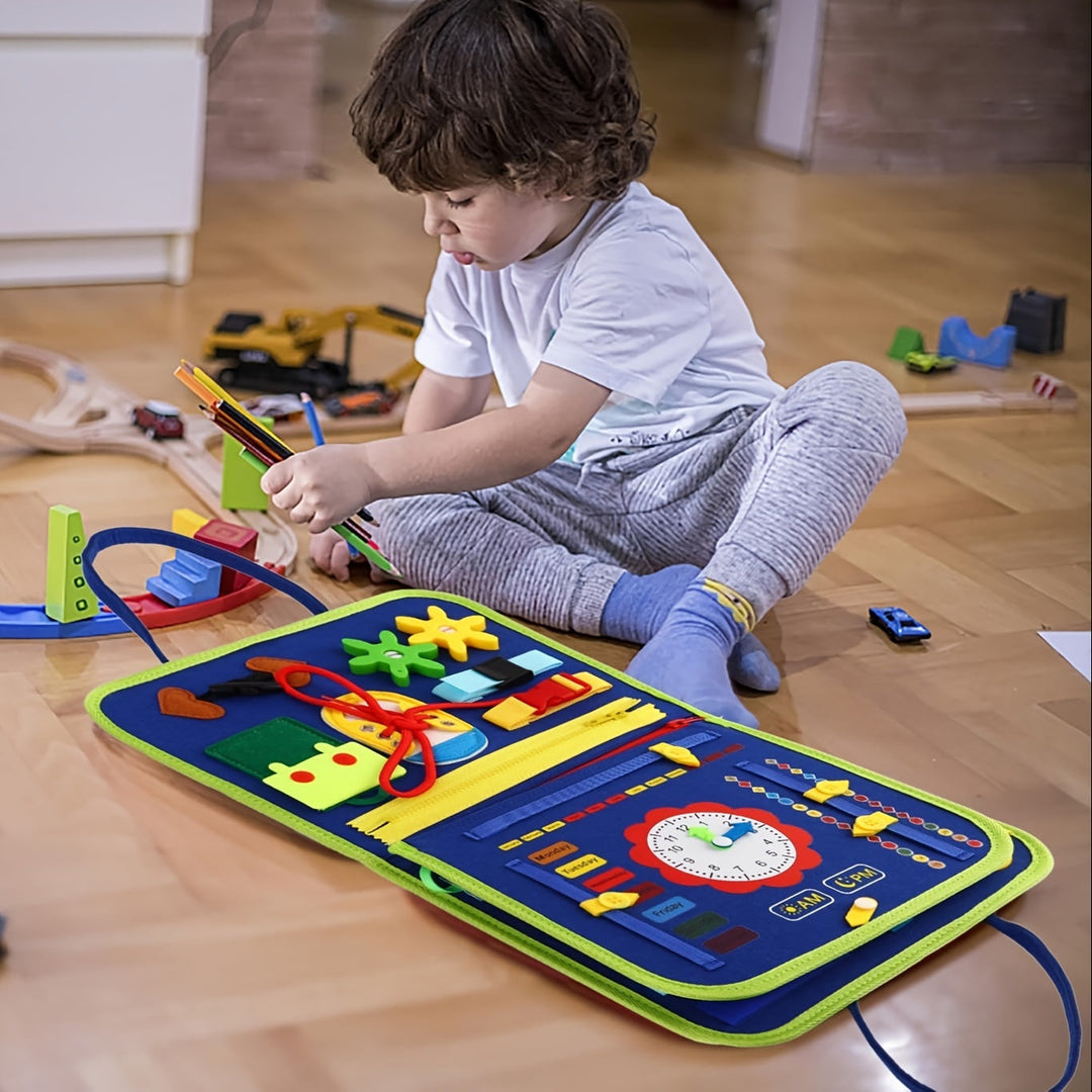 25-in-1 Panel - Educational Sensory Toy for Children
