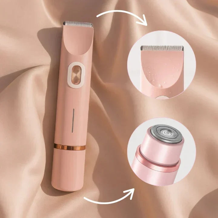 Electric Bikini Trimmer for Women, Waterproof Cordless Shaver for Sensitive Skin