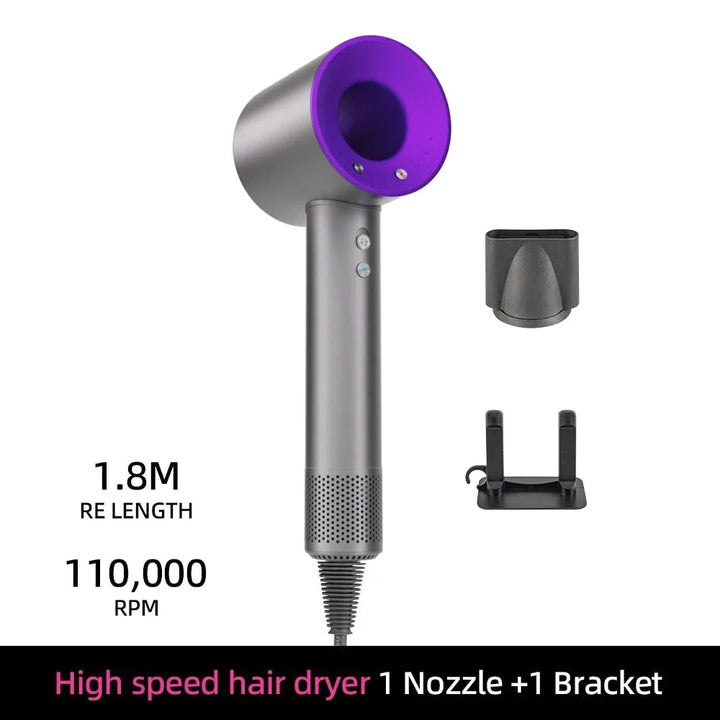 Ionic High Speed Hair Dryer with Magnetic and Wall Mount Diffuser