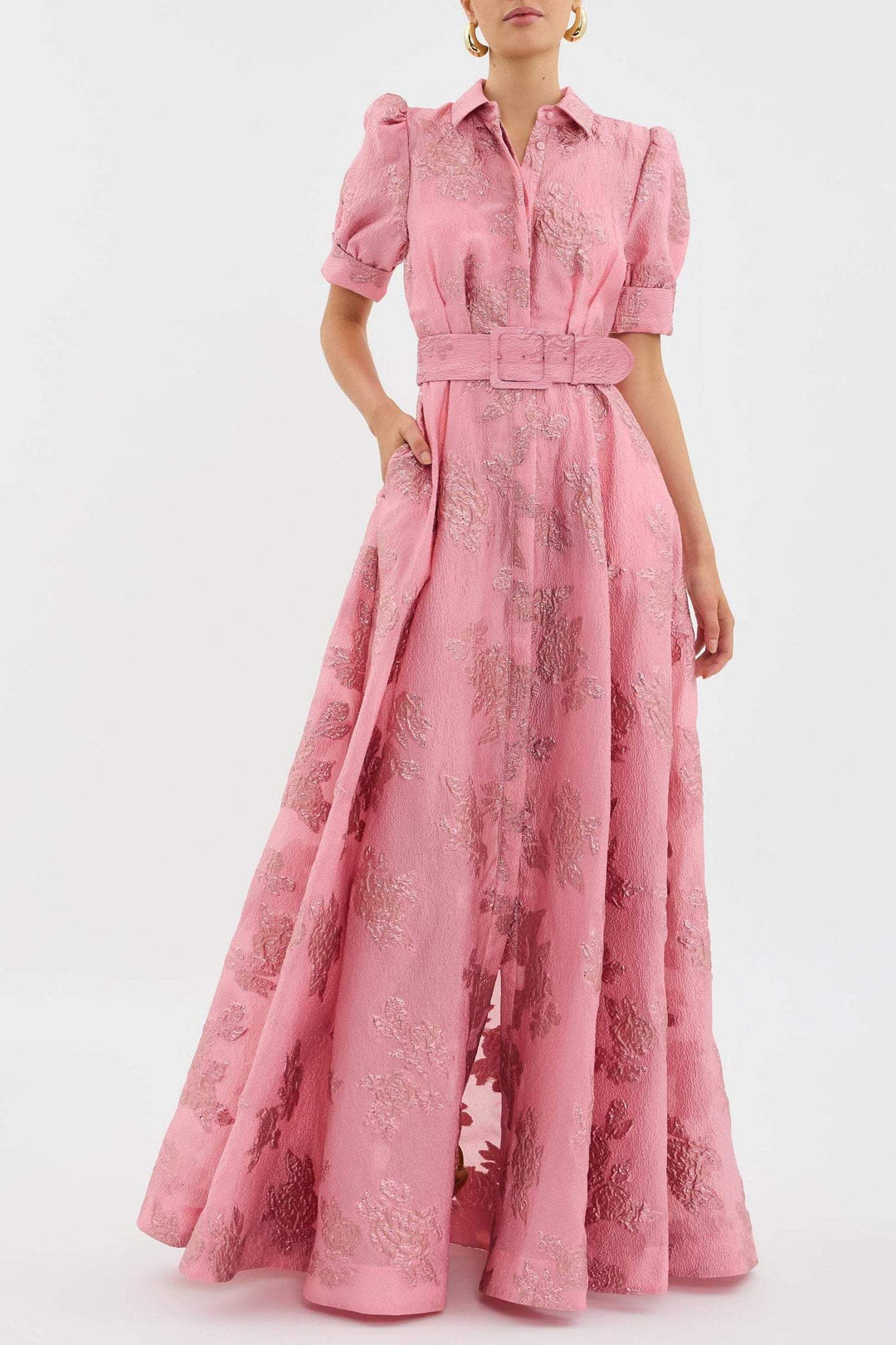 Women's Short Puff Sleeves Dress