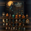 Kids' Halloween Advent Calendar Countdown with Spooky Miniature Figurines