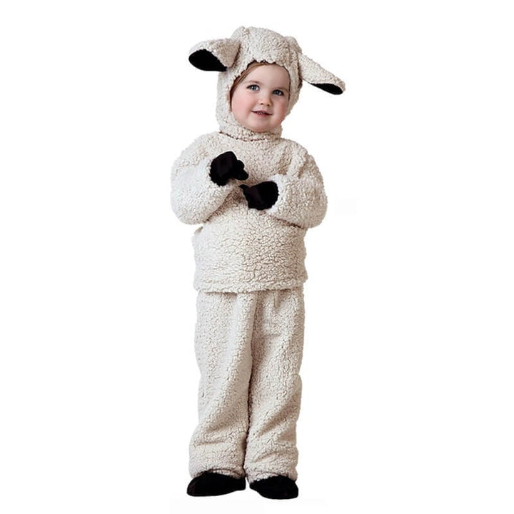 Kids' Halloween Animal Costume Plush Dress Up with Hood