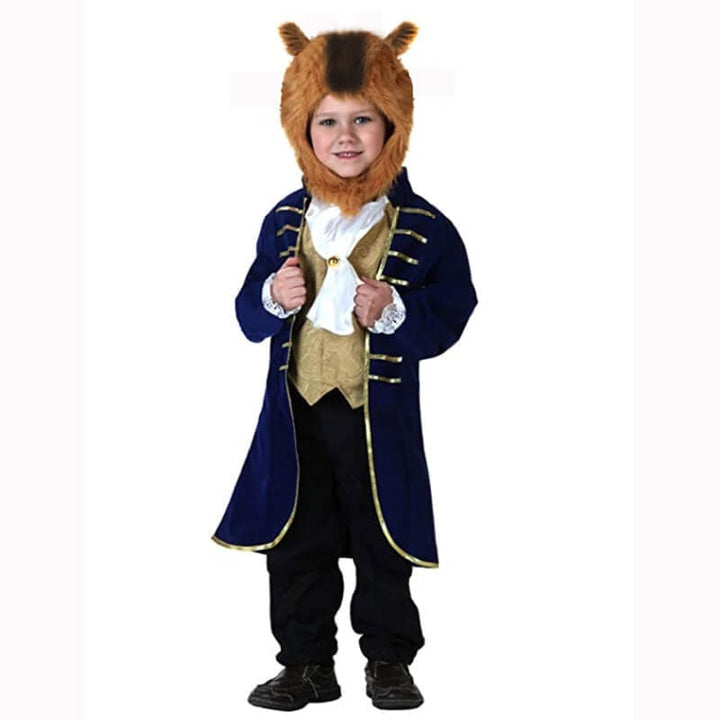 Kids' Halloween Animal Costume Plush Dress Up with Hood