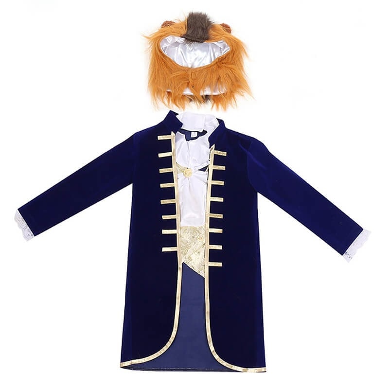 Kids' Halloween Animal Costume Plush Dress Up with Hood