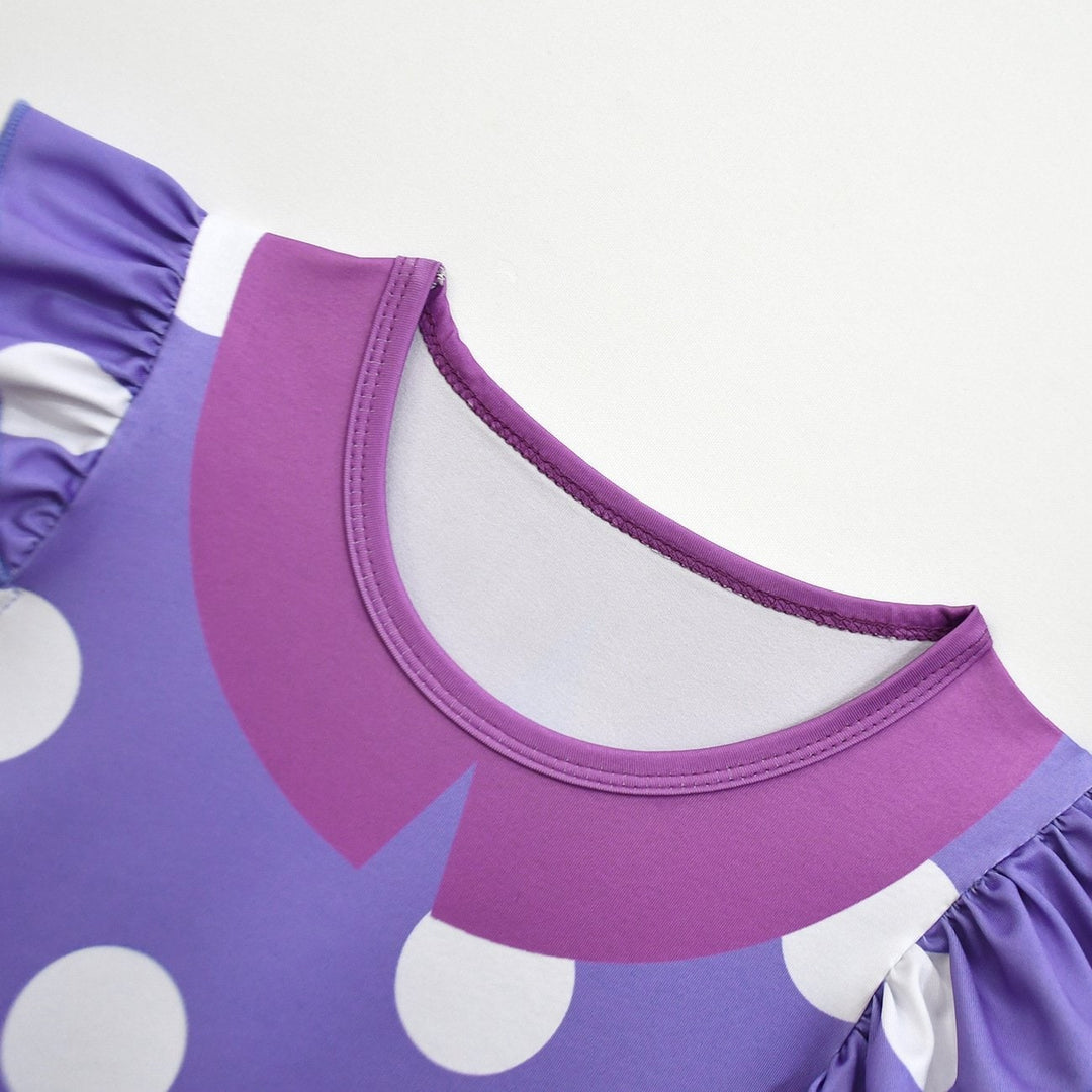 Kids' Halloween Costumes for Princess Polka Dot Ruffle Dress