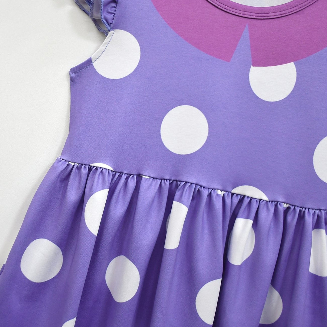 Kids' Halloween Costumes for Princess Polka Dot Ruffle Dress