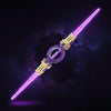 Kids' Halloween Double-Bladed Light-Up Sword Toy with Retractable LED Blades