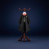 Halloween Wizard Collectible Figurine with School Uniform Robe and Display Stand