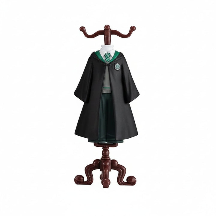 Halloween Wizard Collectible Figurine with School Uniform Robe and Display Stand
