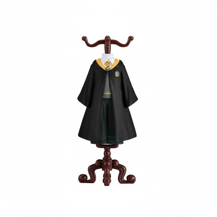 Halloween Wizard Collectible Figurine with School Uniform Robe and Display Stand