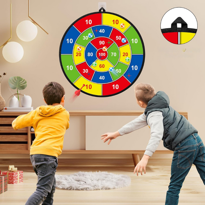 Large Target for Children with Sticky Balls and Darts – PlayTarget