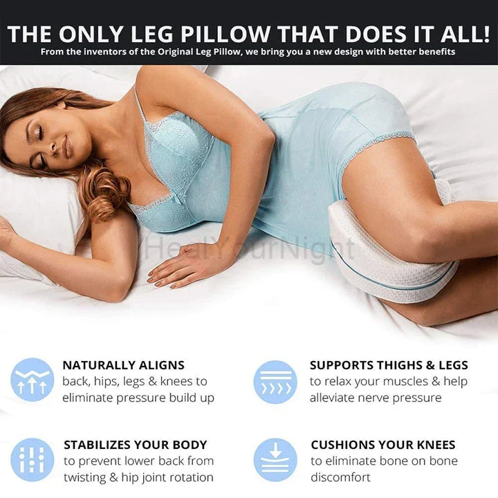 Orthopaedic Memory Foam Leg Pillow - ComfortFoam