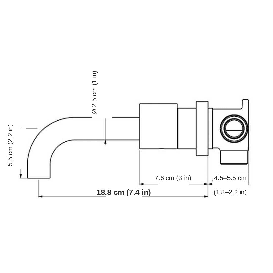 Klara - Wall Mounted Bathroom Sink Faucets